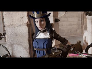 3d babe fucked in a steampunk fantasy animation