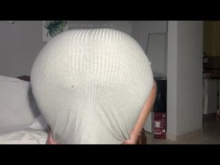 the girl is farting
